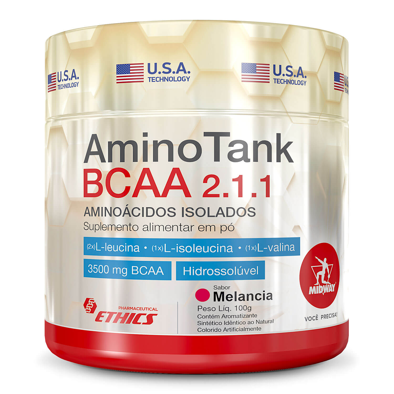 Amino Tank BCAA 2.1.1 100 g  Melancia