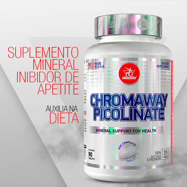 Chromaway Picolinate 90 tablets  Sem sabor