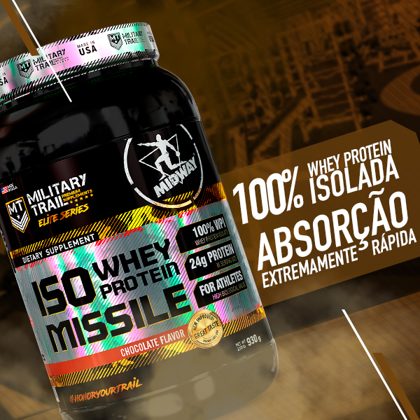 Iso Whey Protein Missile 930g  Chocolate